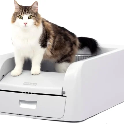 Automatic Litter Box for Clumping Litter, Self Cleaning Cat Litter Box for Single or Multiple Cats